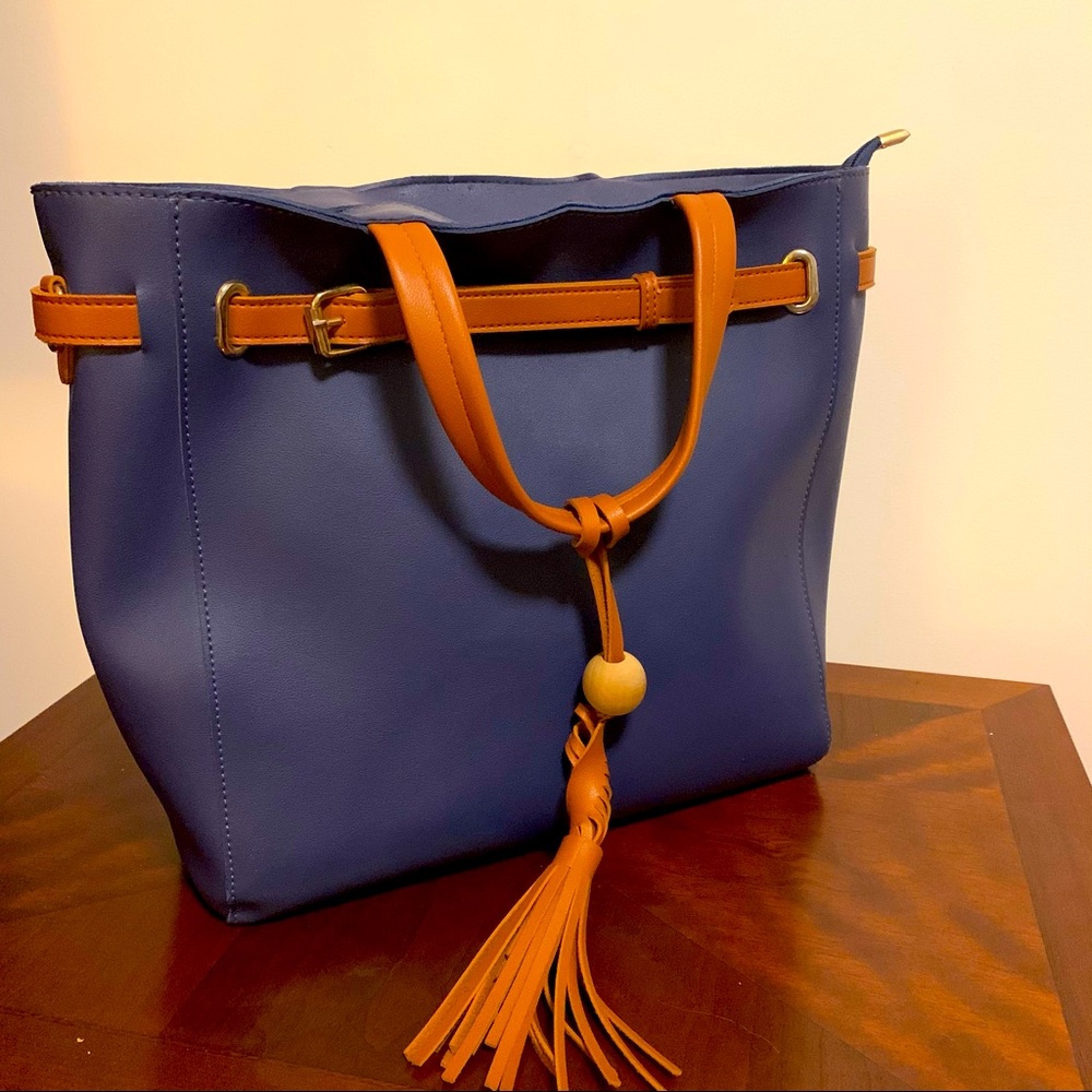 NWOT Dark Purple Tote Bag